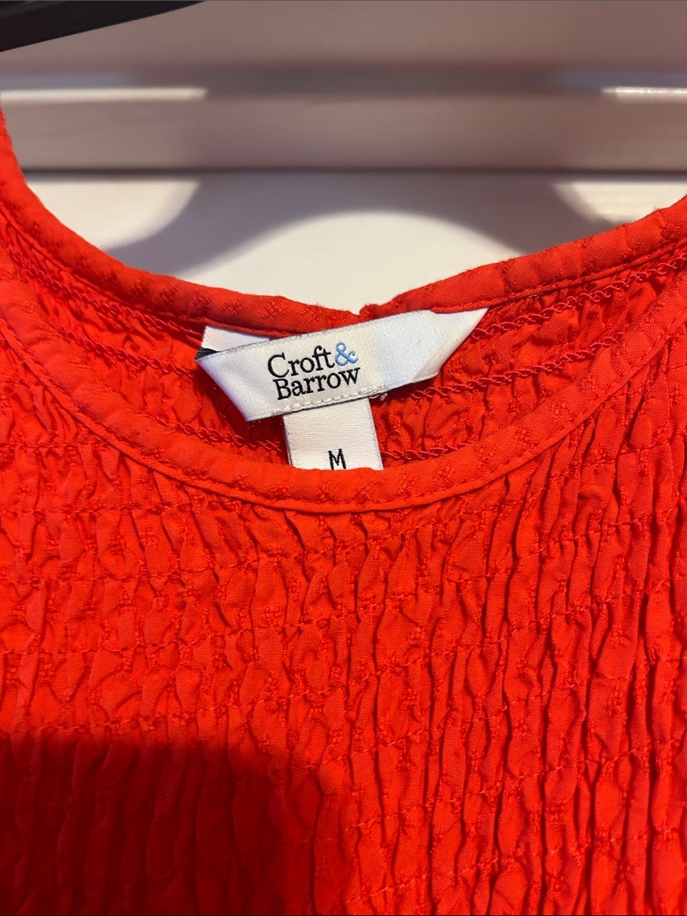 Croft and Barrow Sleeveless coral/Red Midi Dress sz M - Picture 2 of 4